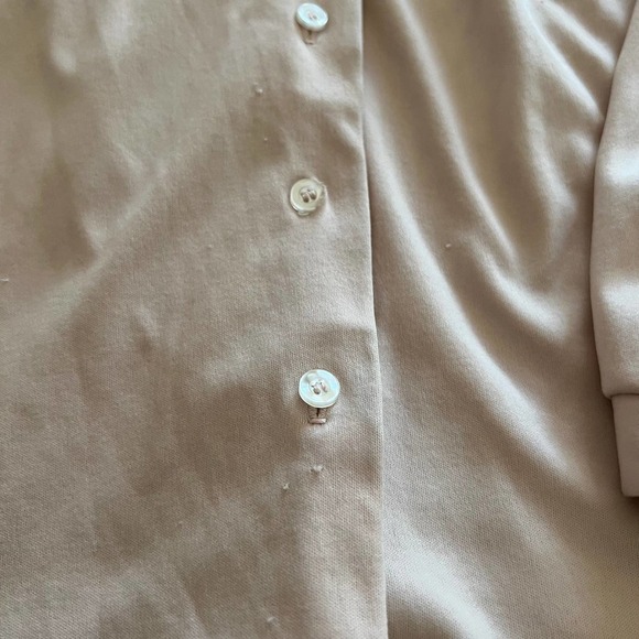 Vintage queen casuals light pink button down L - Picture 7 of 8